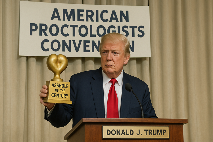 BREAKING: Trump Crowned “Asshole of the Century” by American Proctologists